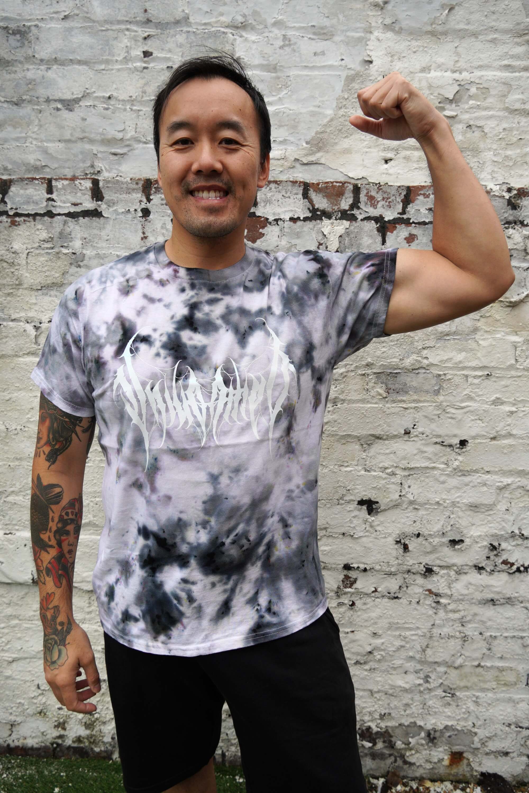 Unwonted Thrasher Ice Black Tie Dye - Unisex T-Shirt