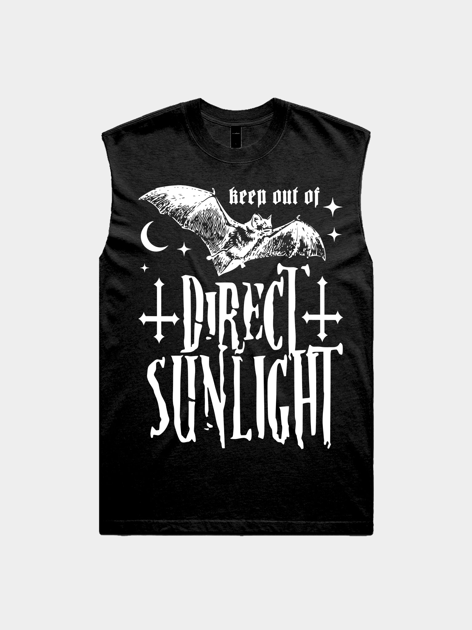 Keep Out Of Direct Sunlight - Unisex Cotton Tank Top