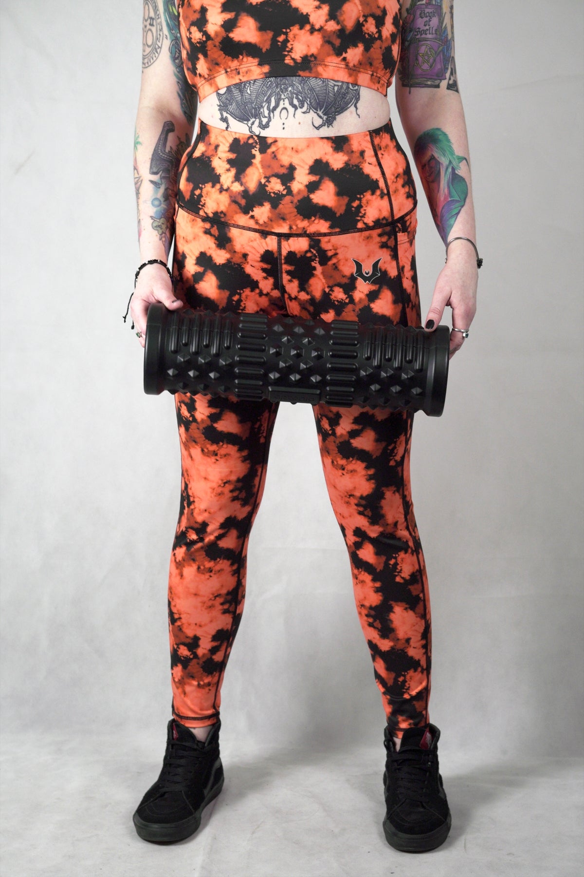 Orange Tie Dye - Side Pocket Leggings