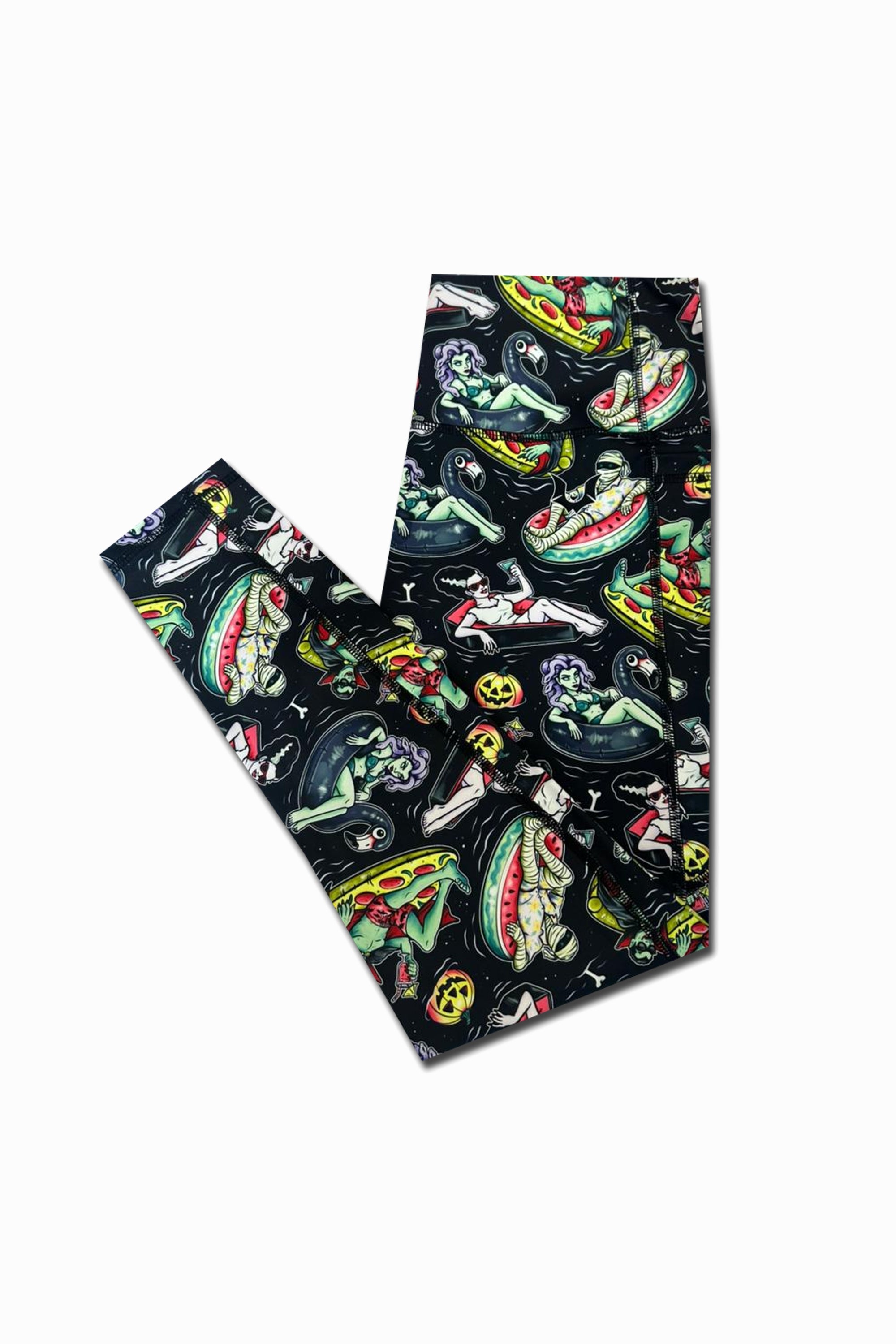 Pool Ghoul - Side Pocket Leggings
