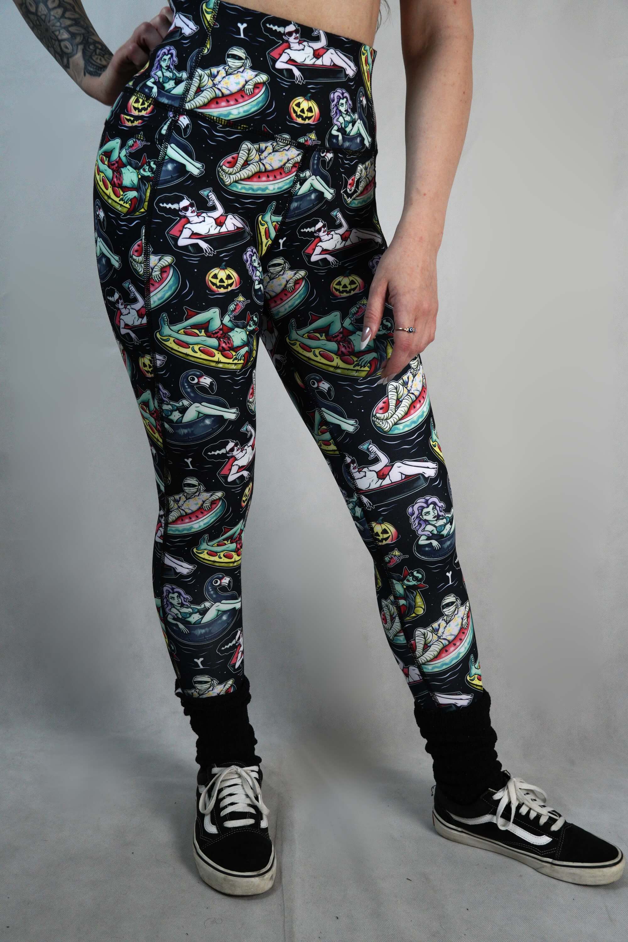 Pool Ghoul - Side Pocket Leggings