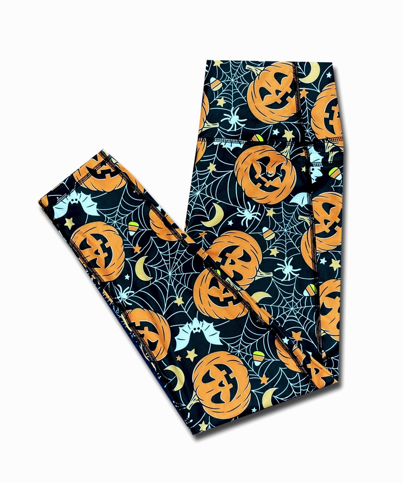 Pumpkin Webs - Side Pocket Leggings