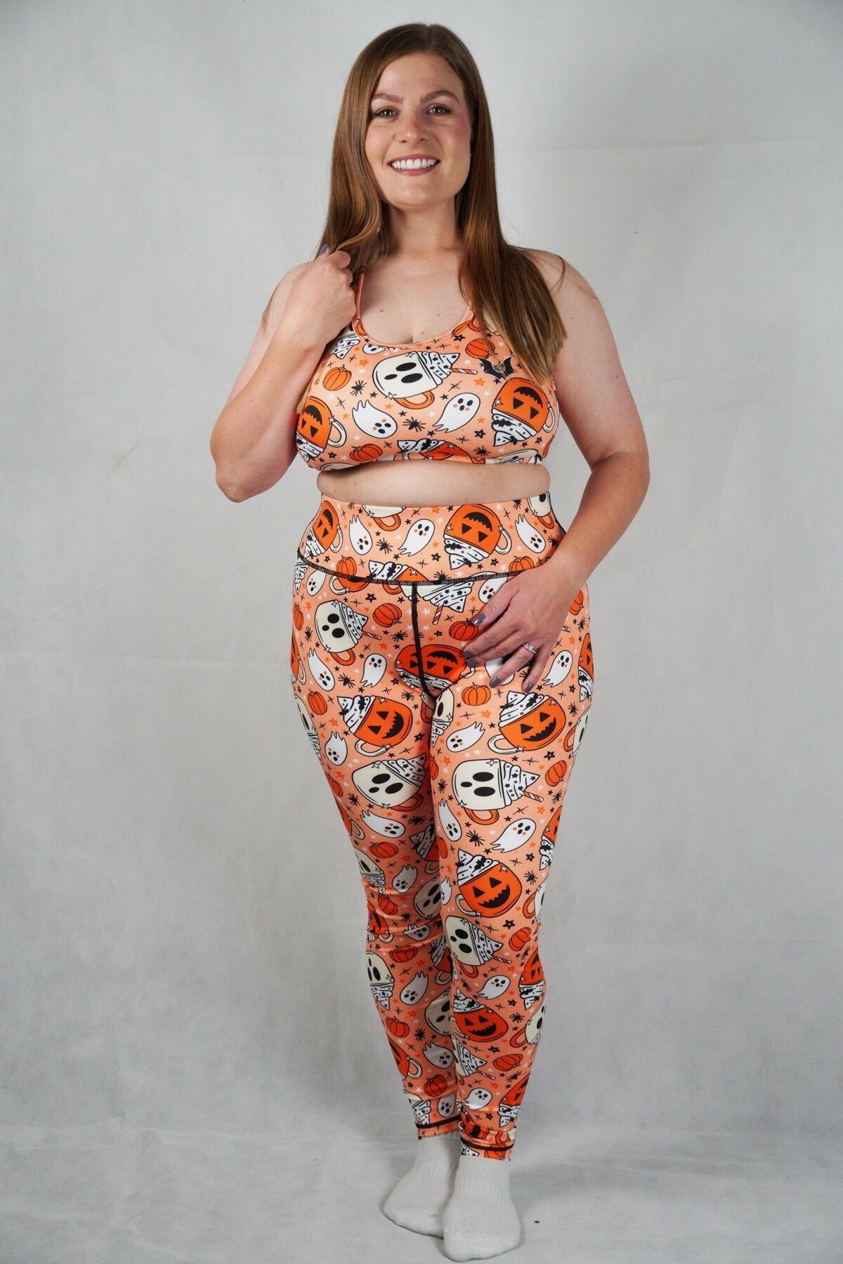 Pumpkin Spice Latte - Full Length Leggings
