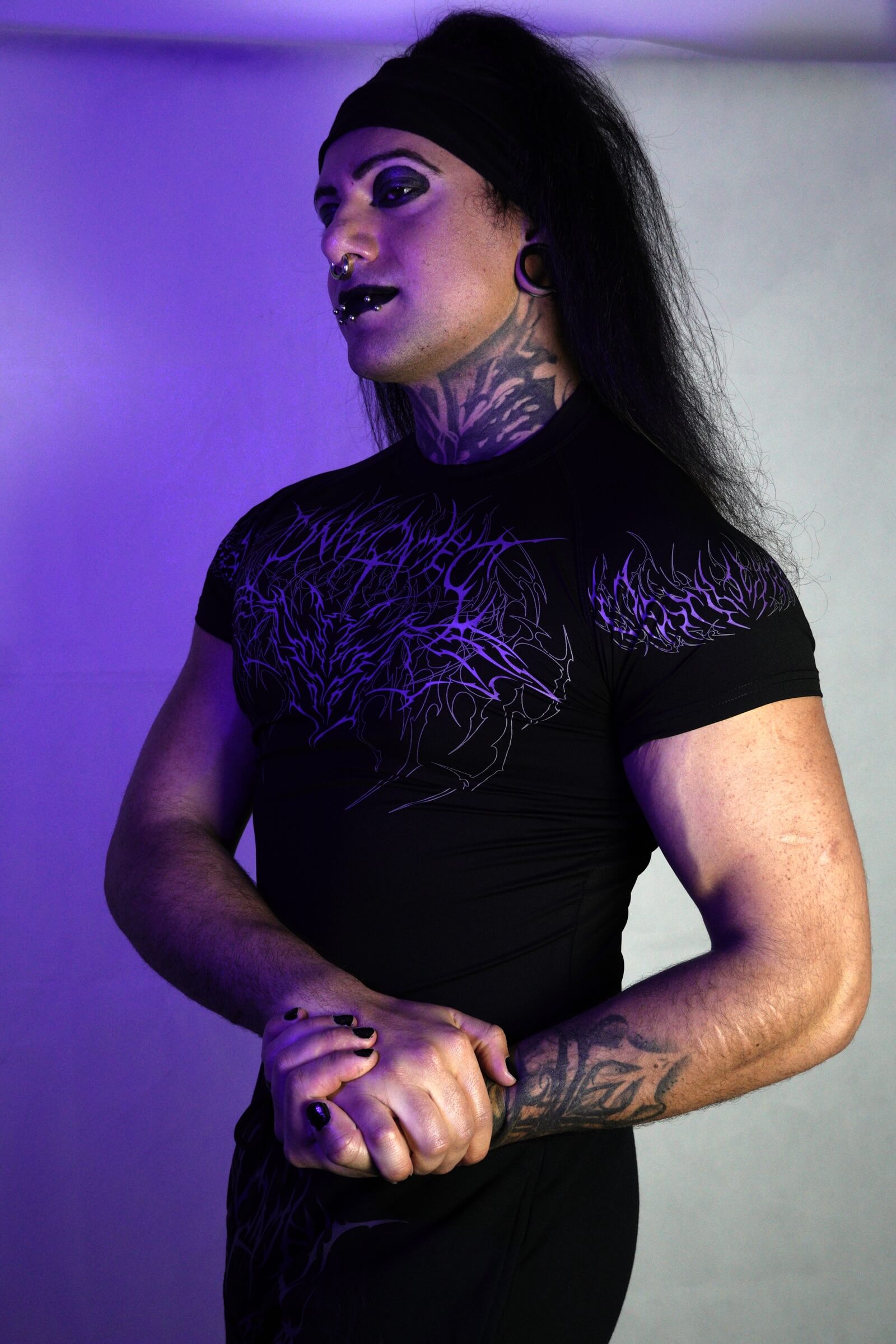 Nightwing Purple - Male Compression T-Shirt