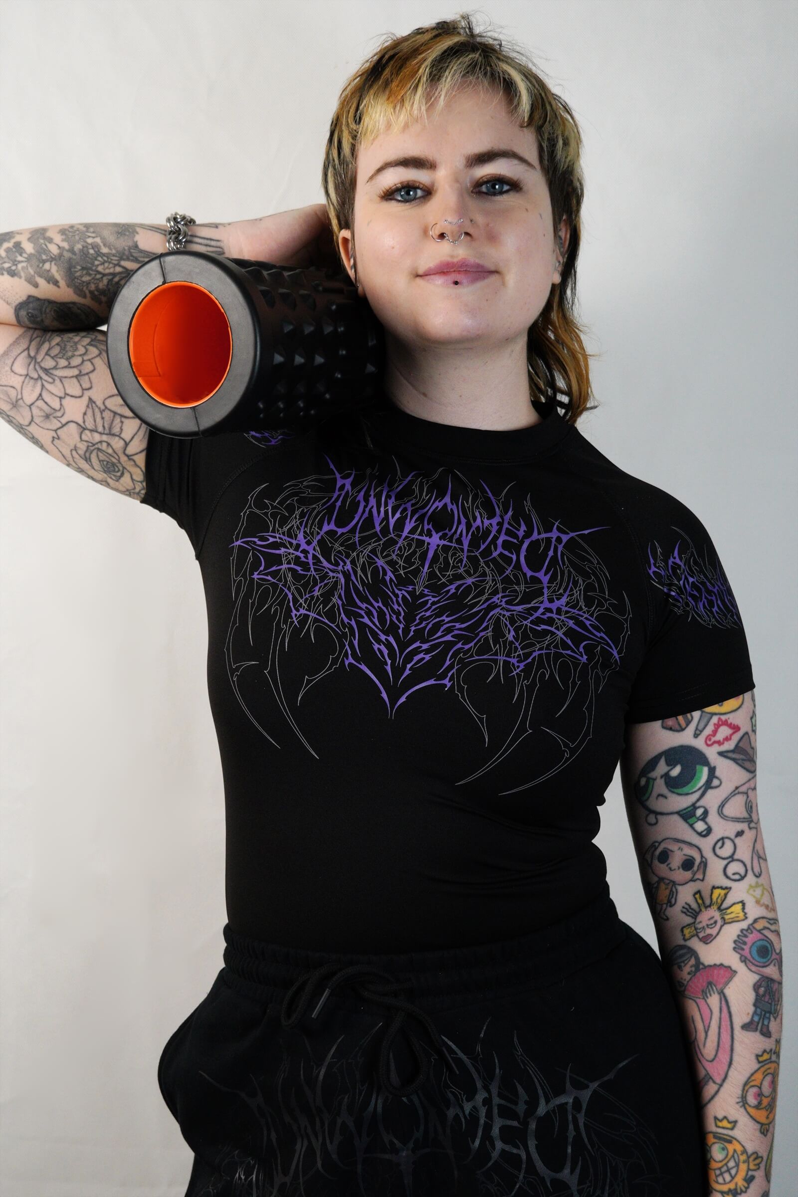 Nightwing Purple - Female Compression T-Shirt
