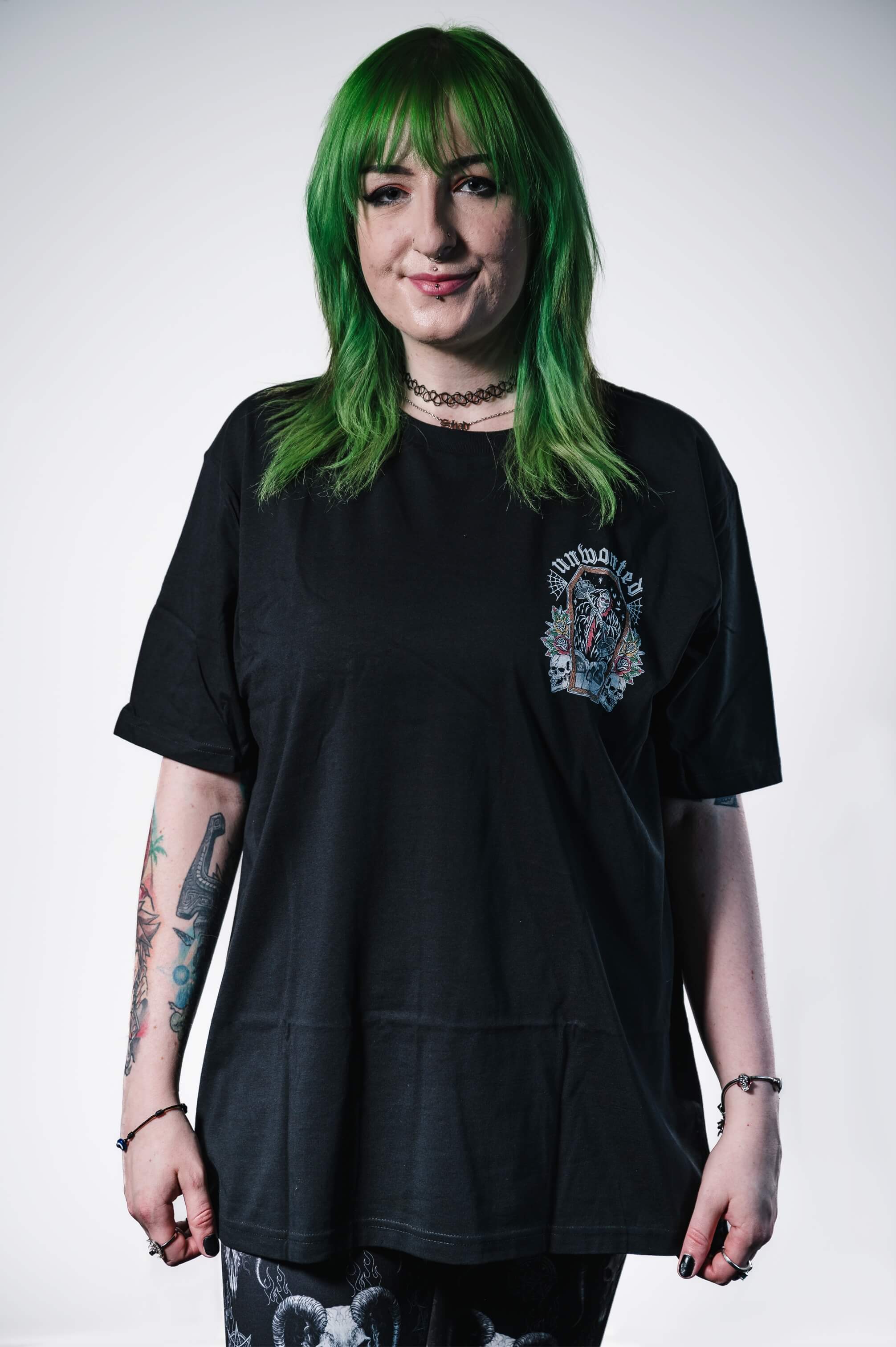 Raise The Dead - Cotton T-Shirt - Unwonted Alternative Gym Wear