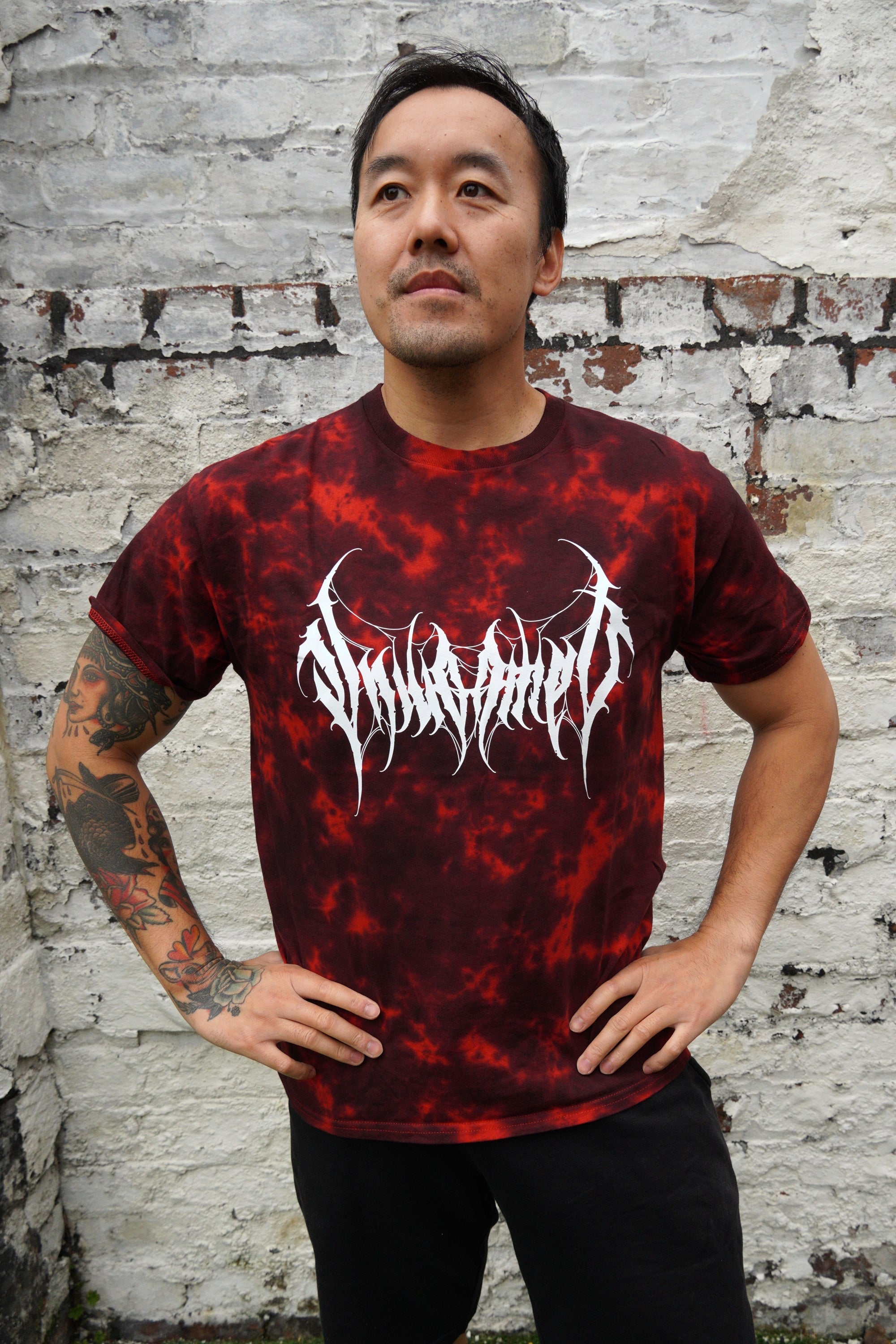 Unwonted Thrasher Red Tie Dye - Unisex T-Shirt