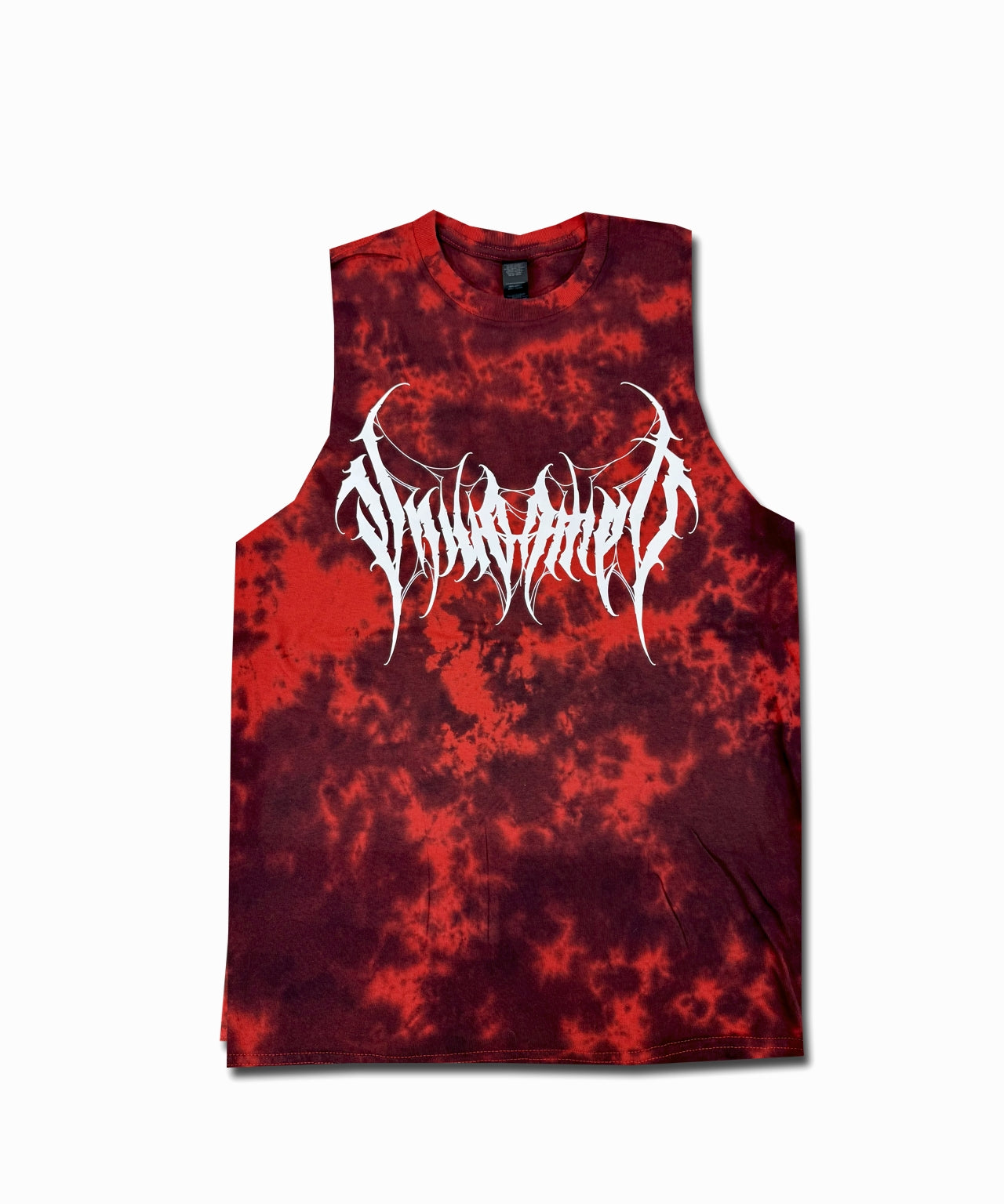 Unwonted Thrasher Red Tie Dye - Unisex Vest Tank Top