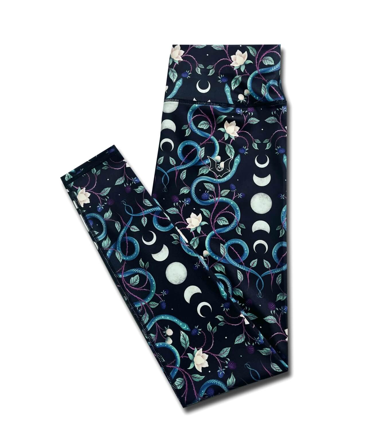 Serenity Snakes - Full Length Legging - Unwonted Alternative Gym Wear - unwontedapparel