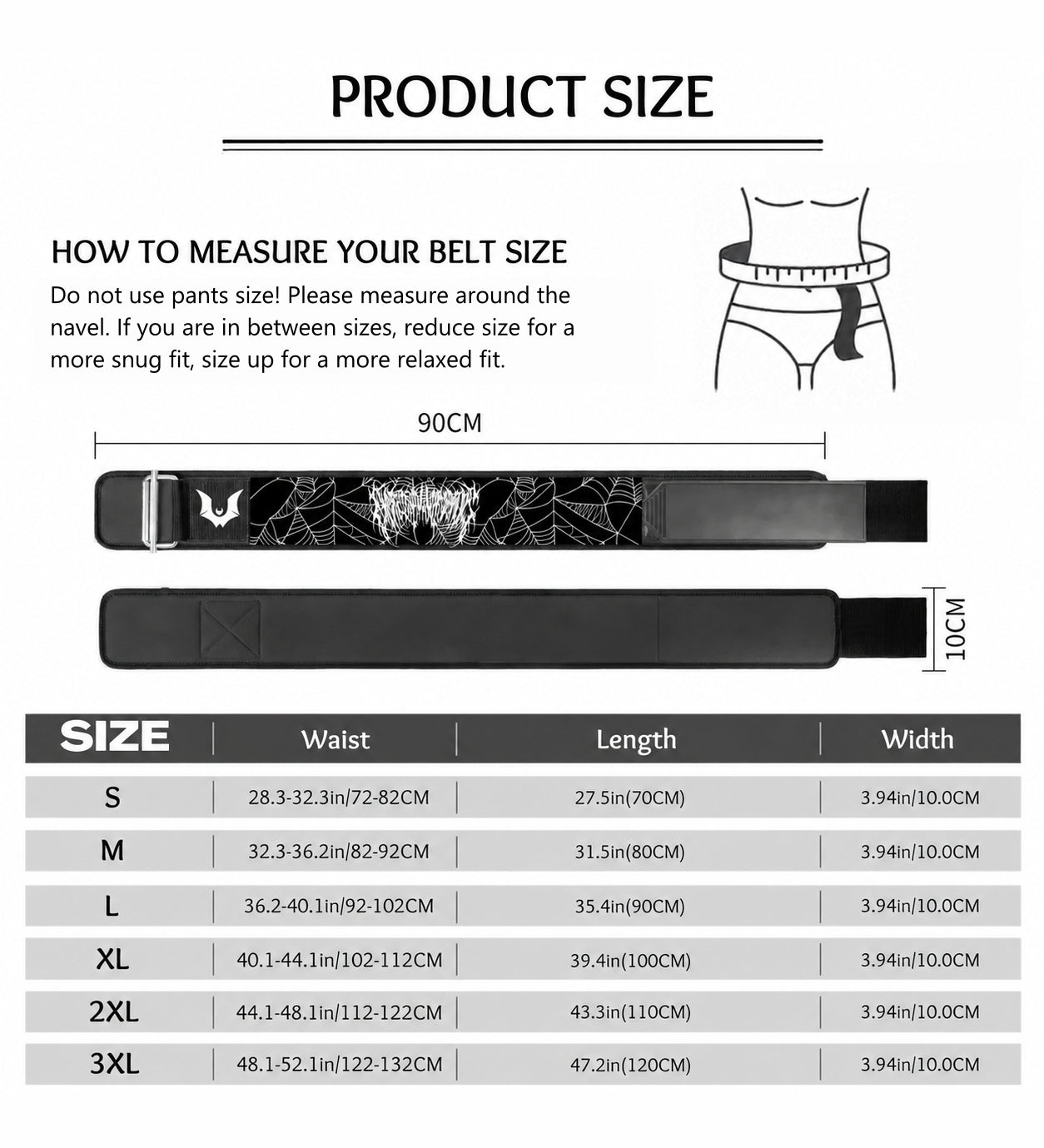 Webbed Demons - Weightlifting Belt