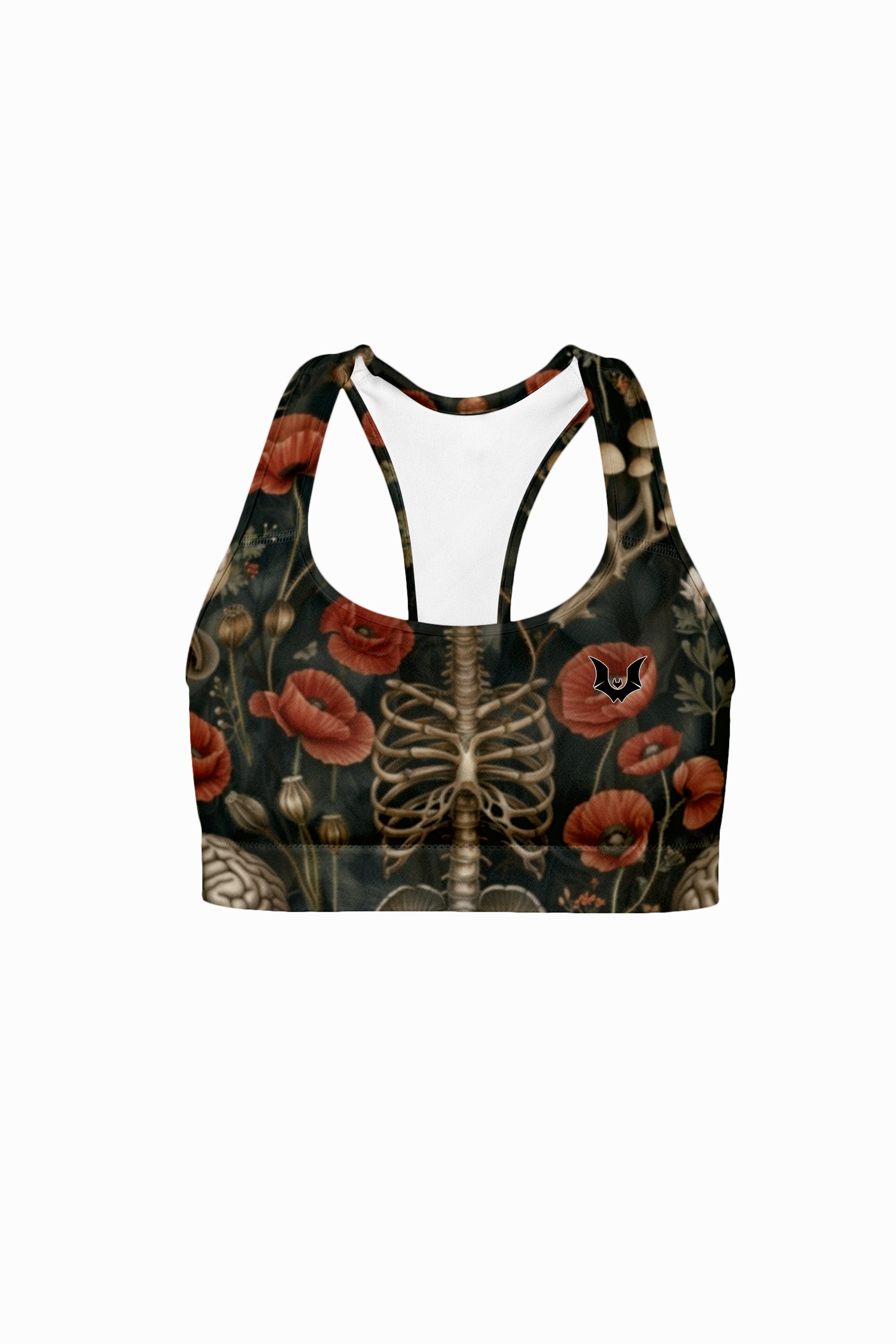 Skeleton Poppy's - Crop Top