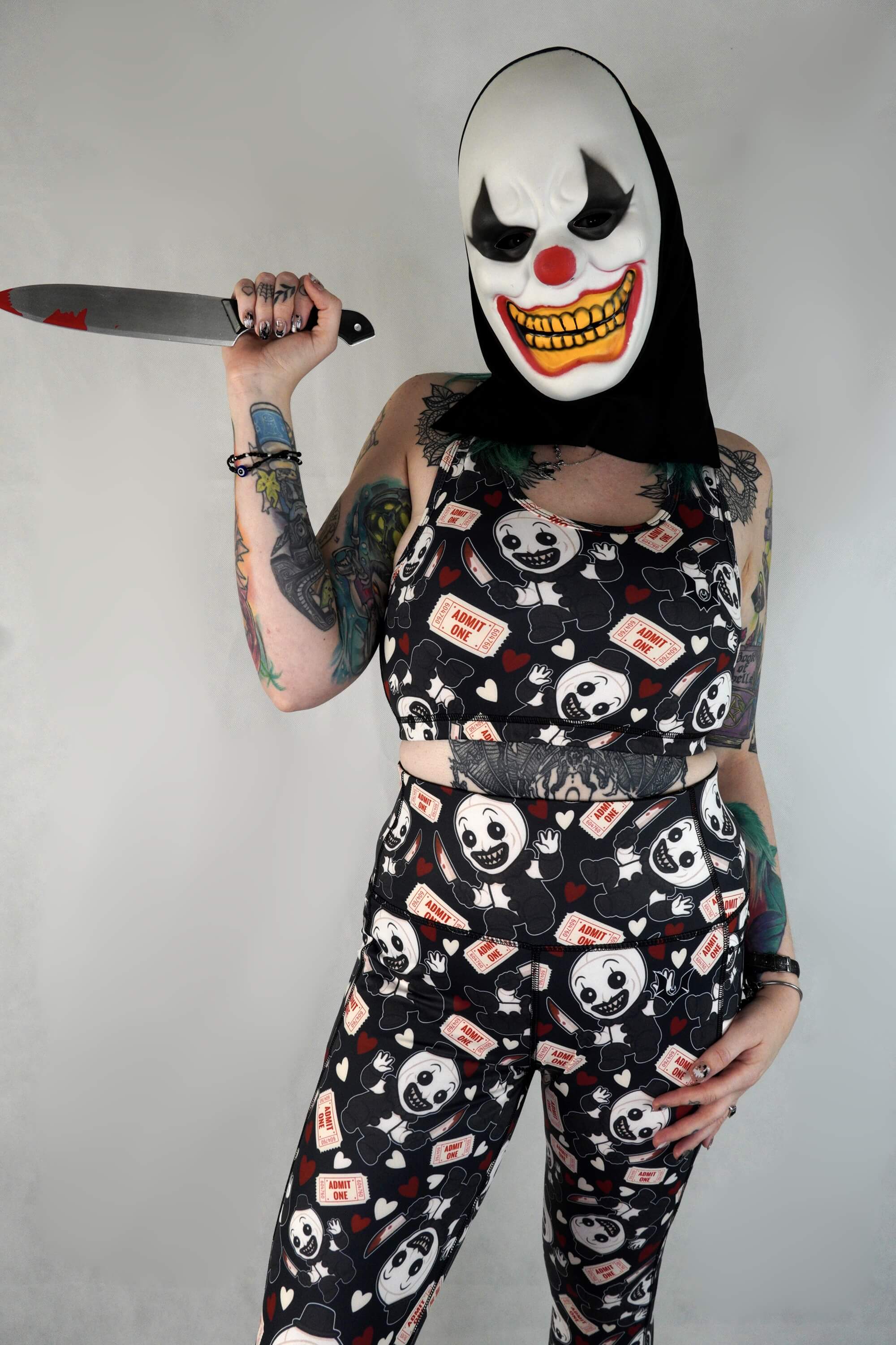 Terrifying Clown - Side Pocket Leggings