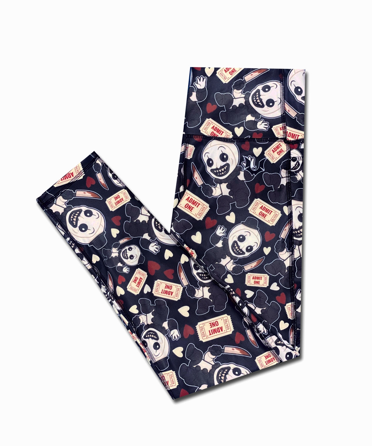 Terrifying Clown - Side Pocket Leggings