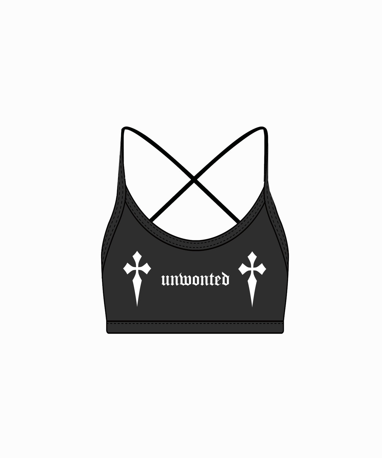 Thou Shalt Lift - 'Hardcore' Adjustable Crop Tops