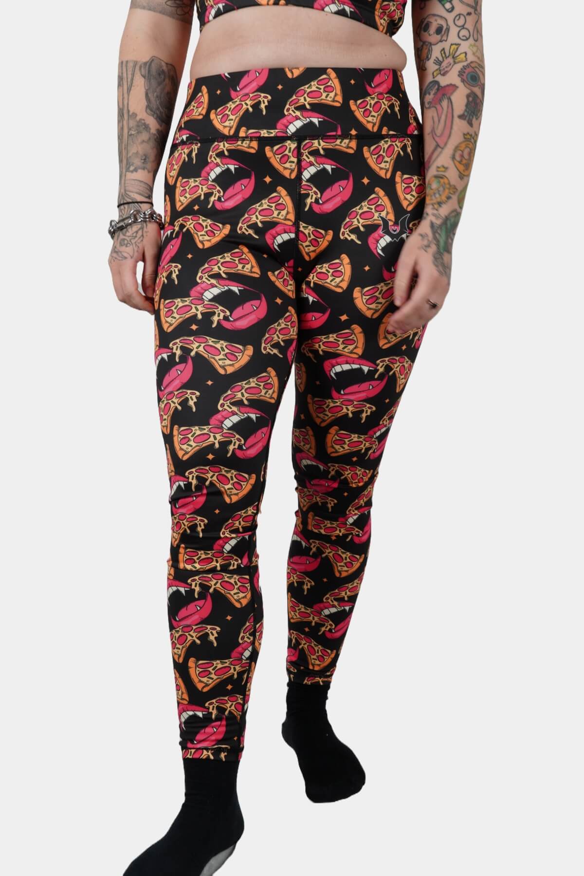 Vampire Pizza - Full Length Leggings