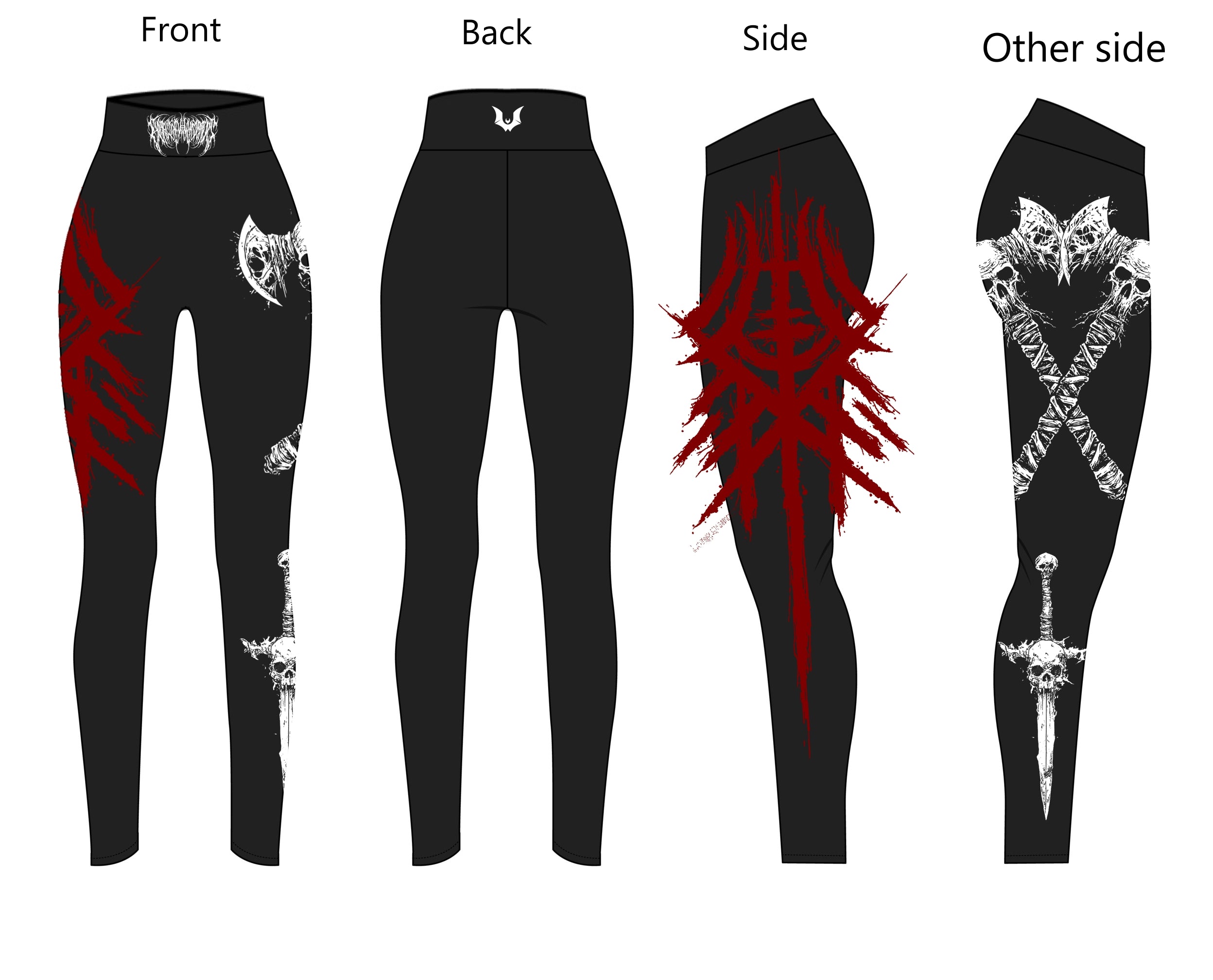 Skadi - 'Hardcore' Full Length Leggings