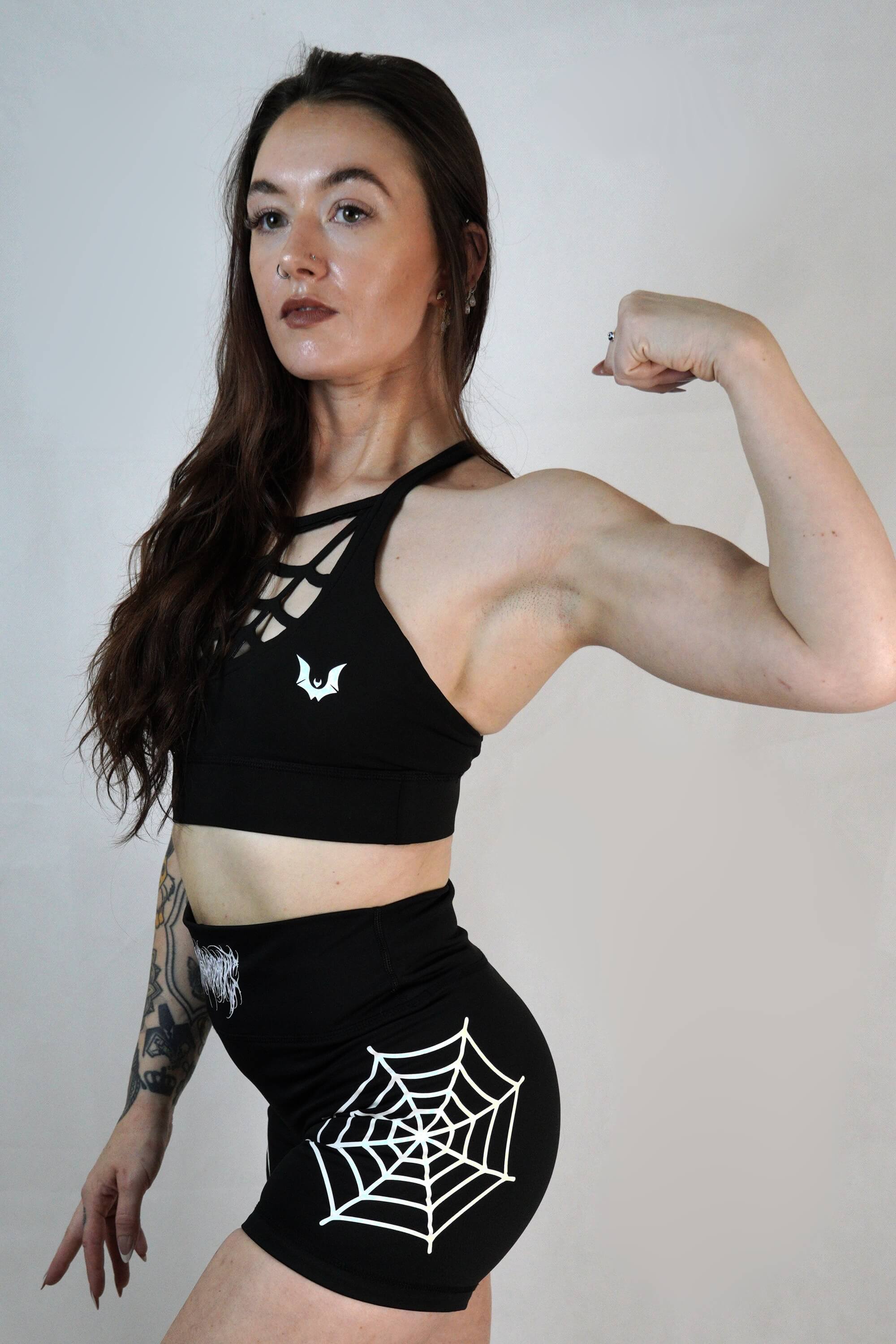 Webbed - 'Hardcore' Adjustable Crop Tops