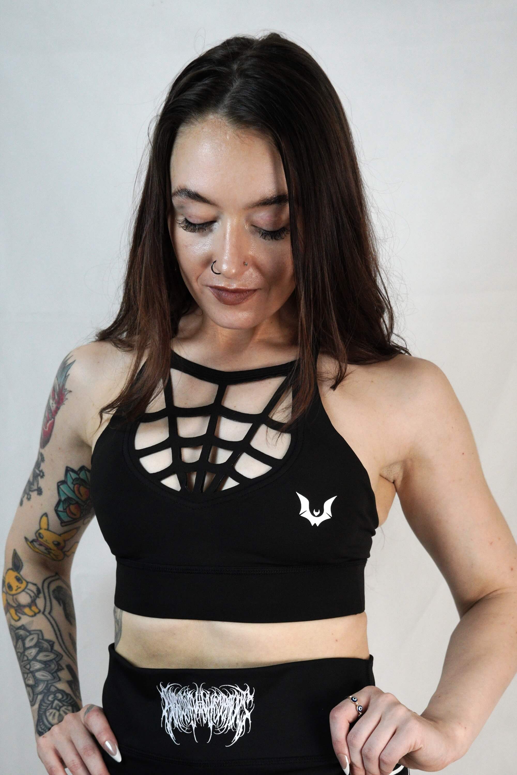 Webbed - 'Hardcore' Adjustable Crop Tops