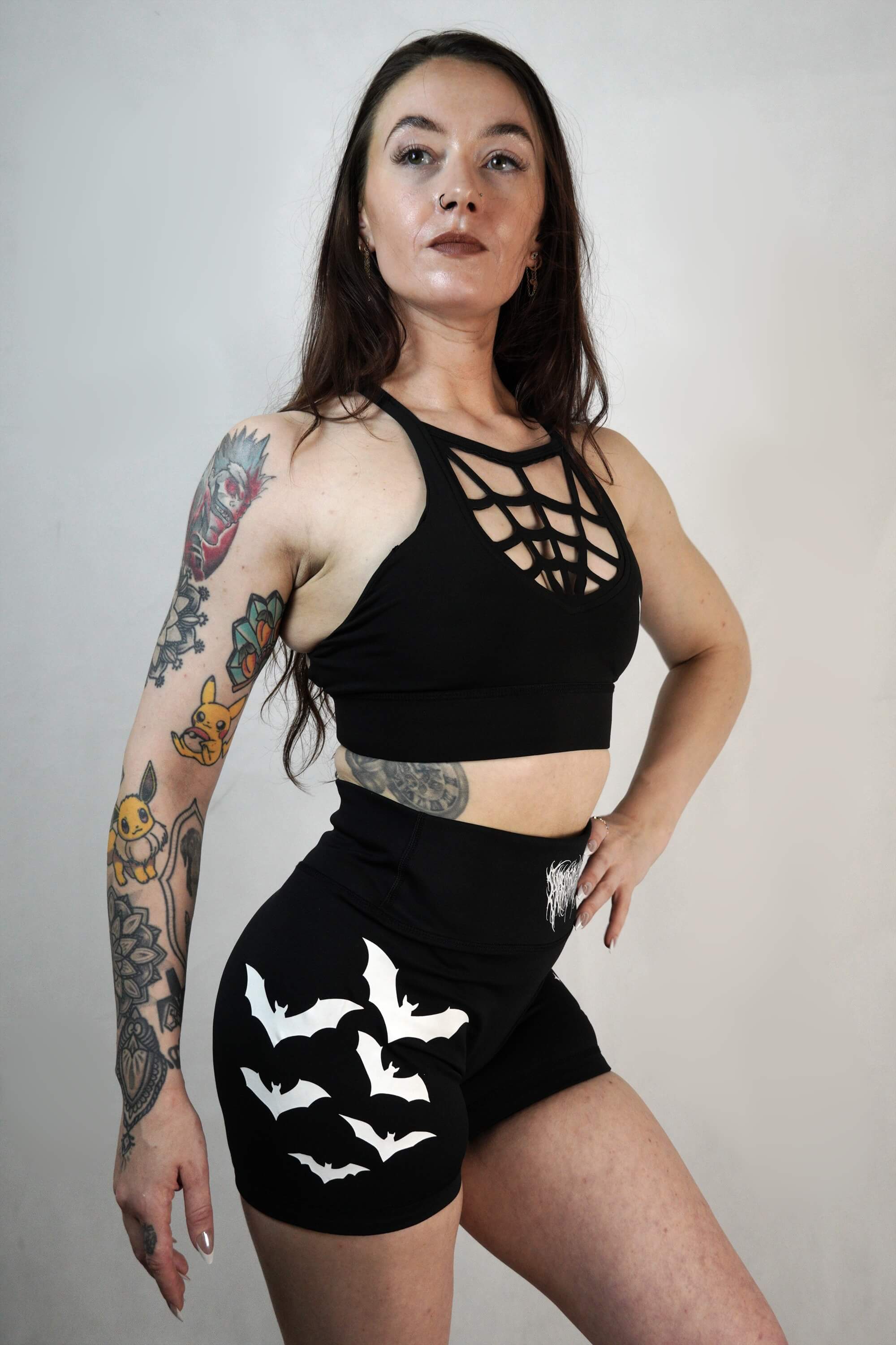 Webbed - 'Hardcore' Adjustable Crop Tops