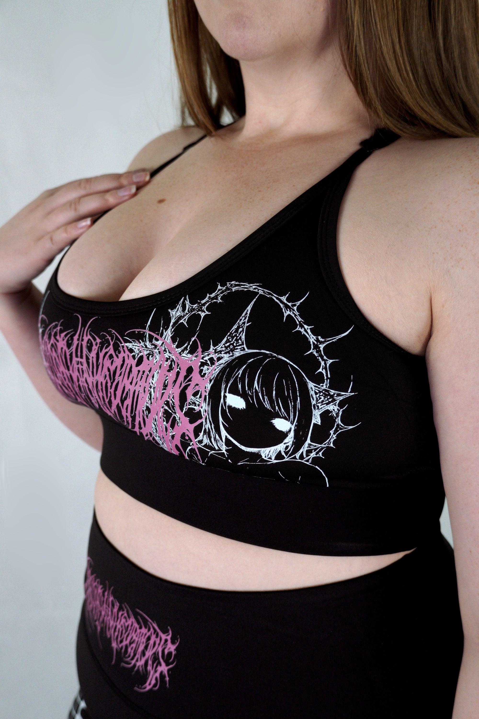 Valkrya - 'Hardcore' Adjustable Crop Tops