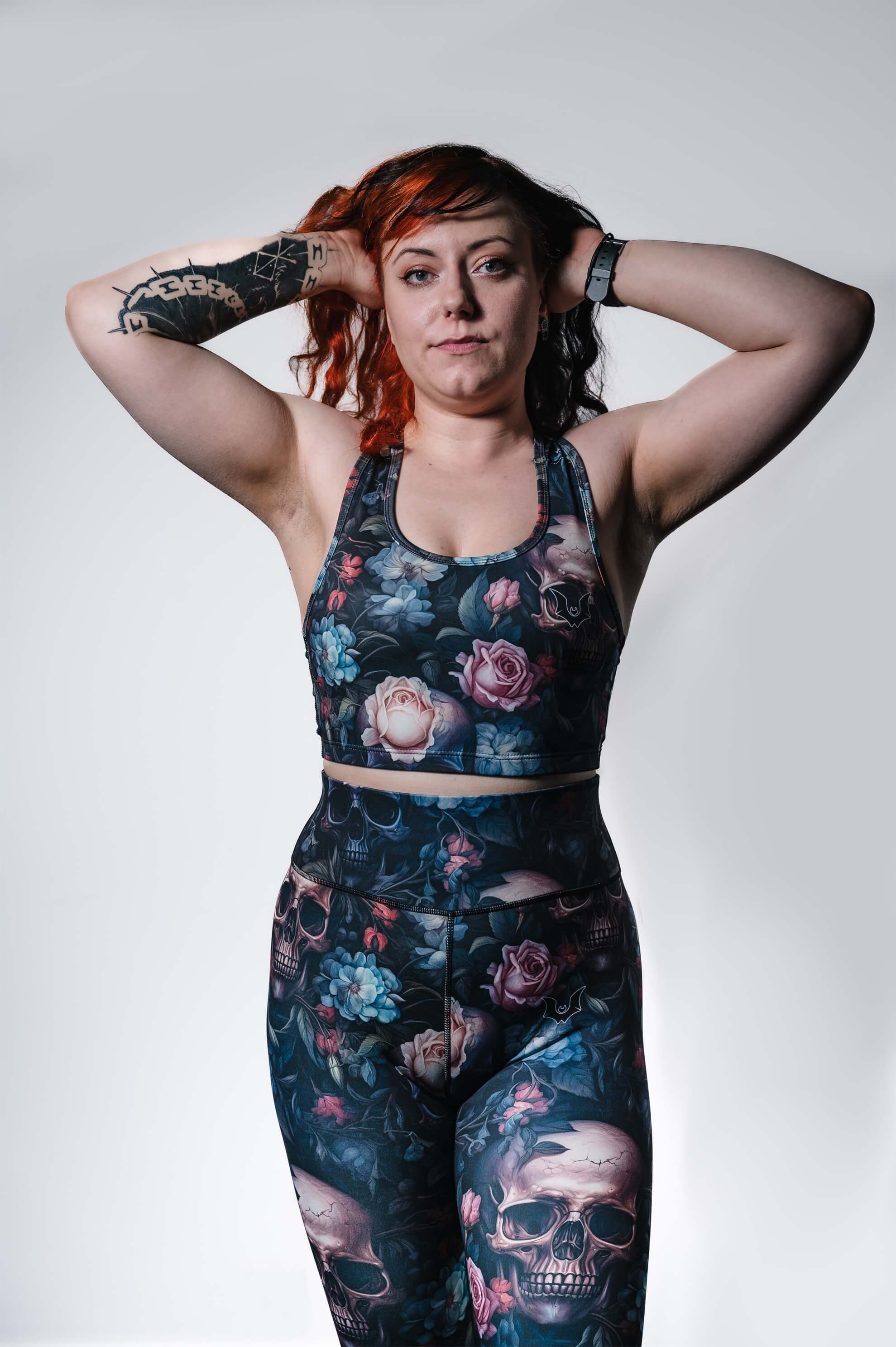 Bed Of Death - Full Length Legging - Unwonted Alternative Gym Wear