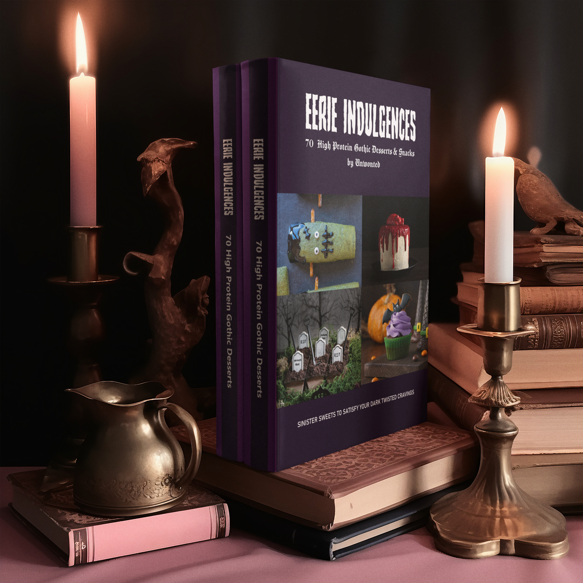 Eerie Indulgences - 70 High Protein Gothic Desserts Recipe Book