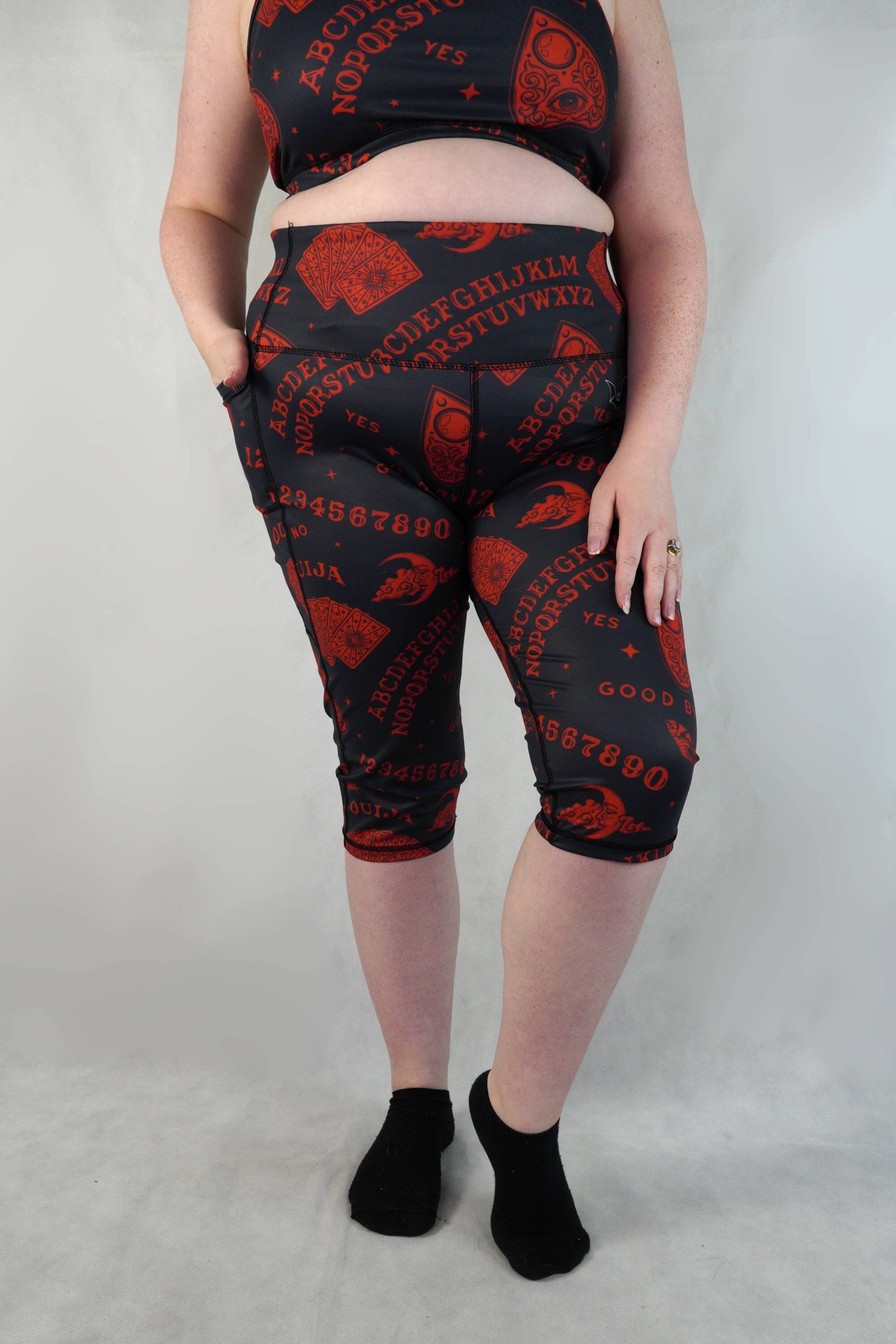Red Ouija - Knee Length Pockets