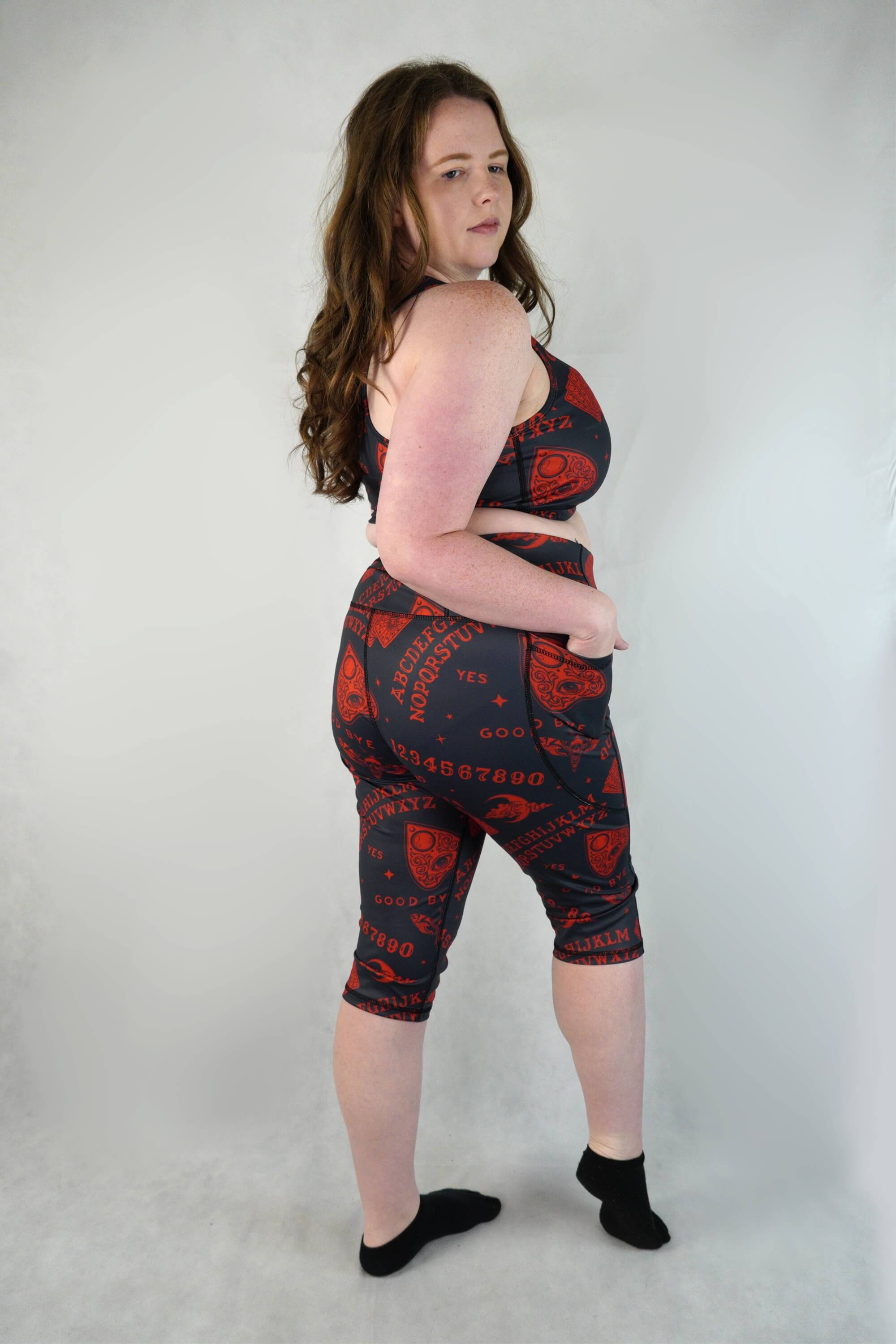 Red Ouija - Knee Length Pockets