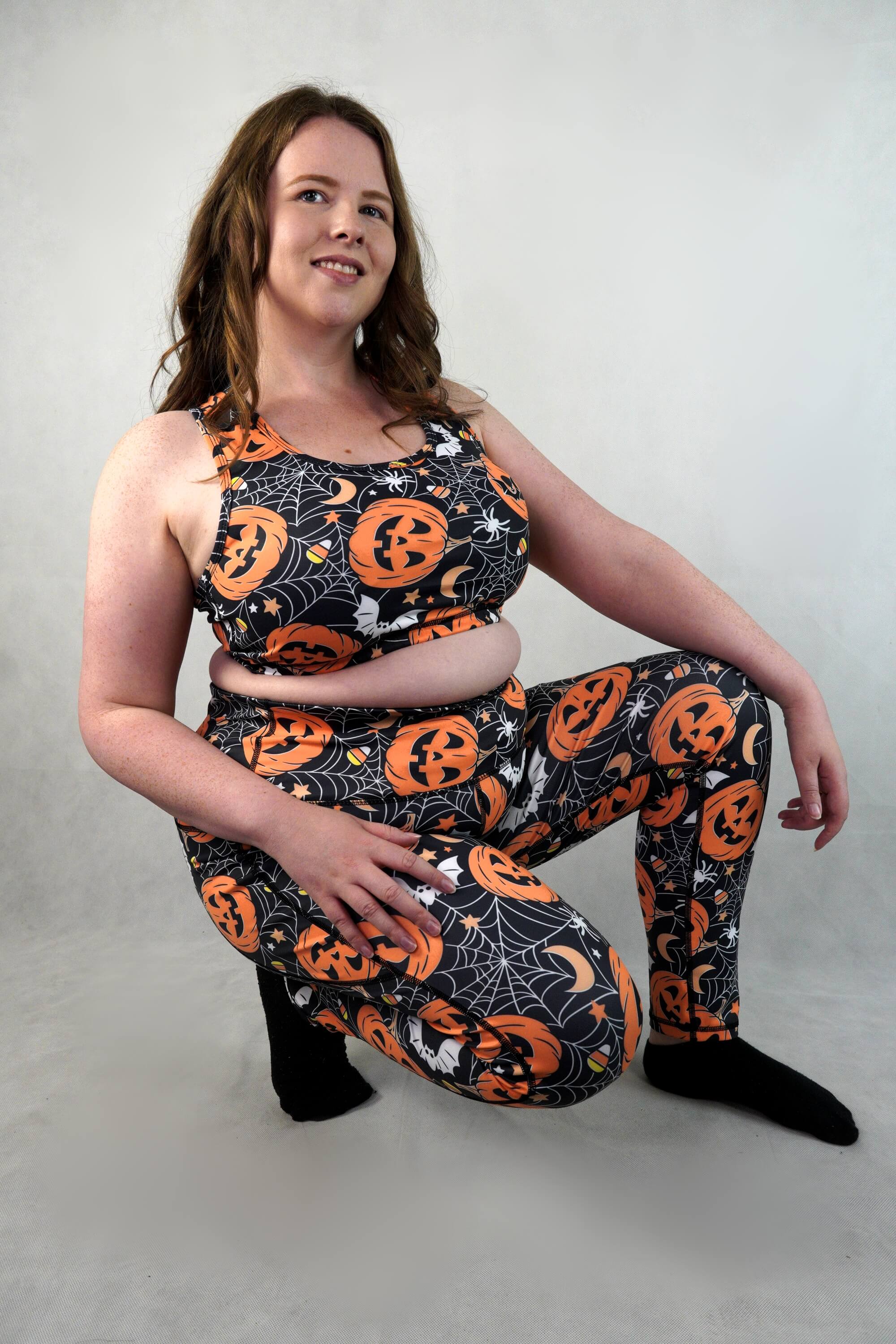 Pumpkin Webs - Side Pocket Leggings