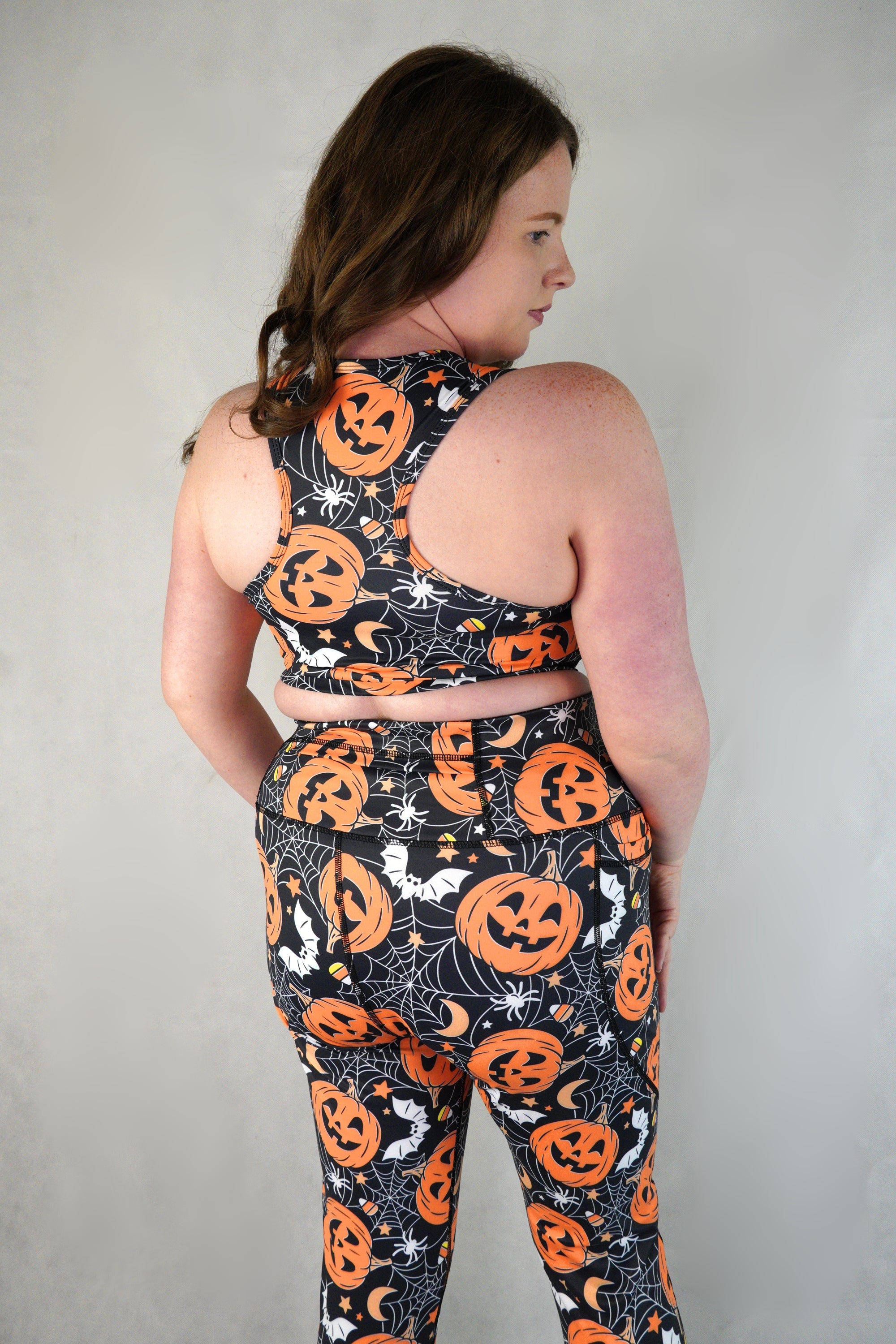 Pumpkin Webs - Crop top