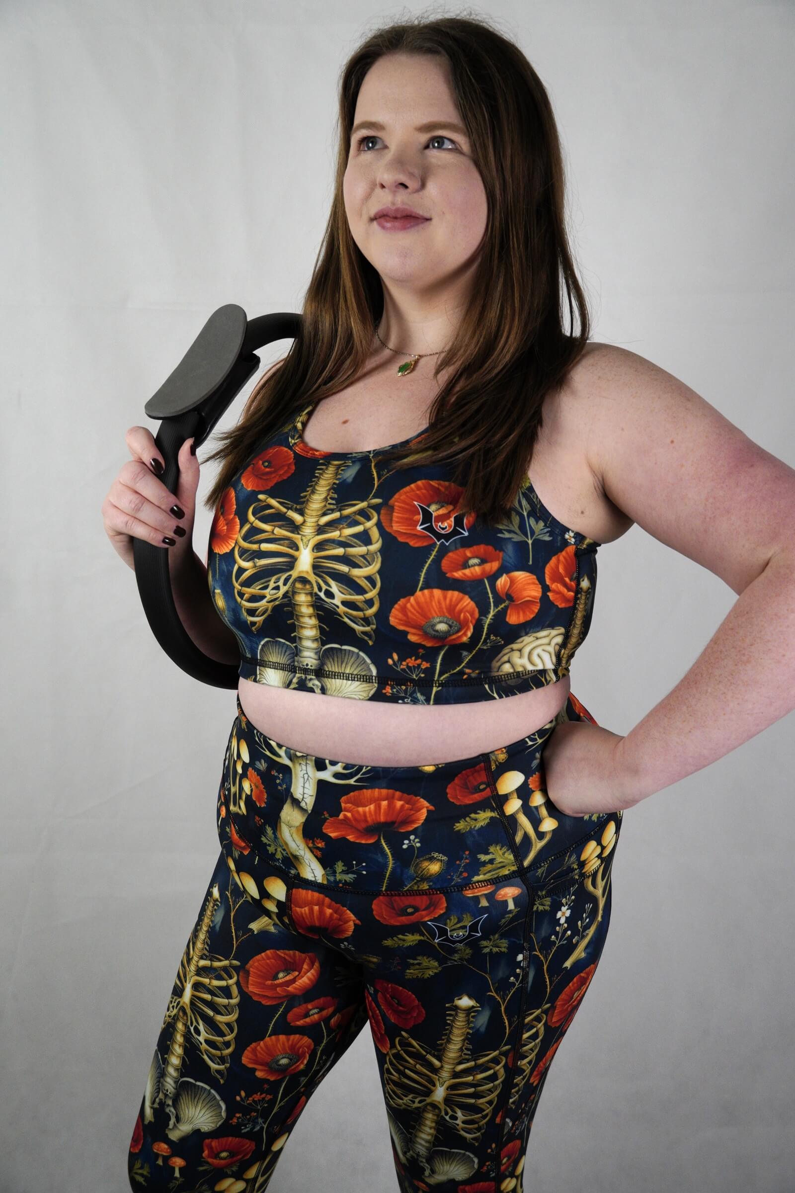 Skeleton Poppy's - Crop Top